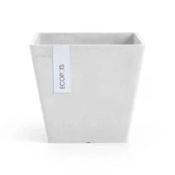 Ecopots Pflanztopf Rotterdam Weiß 20 Cm X 17,5 Cm