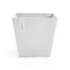 Ecopots Pflanztopf Rotterdam Weiß 30 Cm X 26 Cm -Online Gartenmöbel 00 Rotterdam30PureWhite 00