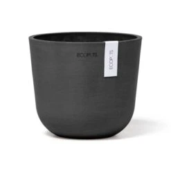 Ecopots Pflanztopf Oslo Mini Dunkelgrau 16 Cm X 14 Cm