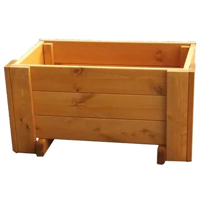 Gaspo Blumenkasten Classic 37 Cm X 66 Cm X 37 Cm Honigbraun 3 Gaspo Blumenkasten Classic 37 Cm X 66 Cm X 37 Cm Honigbraun