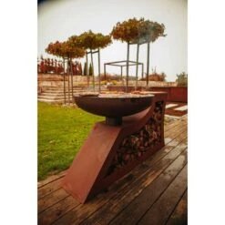 Ferrum Art Design Feuerstelle L-Form Rost -Online Gartenmöbel 1310713 9