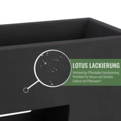 Pflanzwerk® Pflanzkübel Vista 96 Cm X 45 Cm X 27 Cm Anthrazit -Online Gartenmöbel 145583 11001500 3