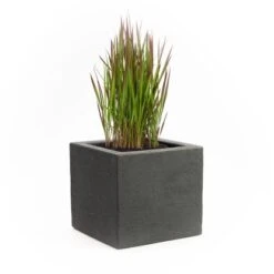 Pflanzwerk® Pflanzkübel Kunststoff Cube 26 Cm X 30 Cm X 30 Cm Anthrazit