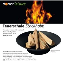 Dobar Feuerschale Stockholm Rund -Online Gartenmöbel 157984 4637 7