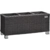 Gartenfreude Pflanzkübel Polyrattan 78 Cm X 27 Cm Anthrazit 2 Gartenfreude Pflanzkübel Polyrattan 78 Cm X 27 Cm Anthrazit -Online Gartenmöbel 160228 4655 1