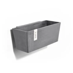 Ecopots Pflanztopf Manhattan Wall M Grau 35 Cm X 17,4 Cm X 15 Cm