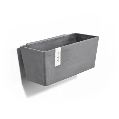Ecopots Pflanztopf Manhattan Wall M Grau 35 Cm X 17,4 Cm X 15 Cm 2 Ecopots Pflanztopf Manhattan Wall M Grau 35 Cm X 17,4 Cm X 15 Cm