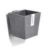 Ecopots Pflanztopf Manhattan Wall S Grau 15 Cm X 17,4 Cm X 15 Cm -Online Gartenmöbel 2100 ManhattanWallSGrey 00
