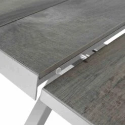 Siena Garden Sincro Ausziehtisch 200-260 Cm X 100 Cm X 77 Cm Weiß-Grau -Online Gartenmöbel 224782 1346 CU 2