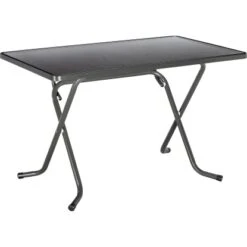 Scherenklapptisch Primo Eckig 110 Cm X 70 Cm Anthrazit