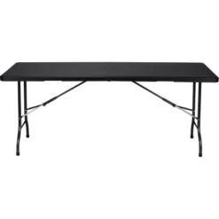 Perel Klapptisch Polyrattan-Optik 180 Cm X 75 Cm Schwarz 16 Perel Klapptisch Polyrattan-Optik 180 Cm X 75 Cm Schwarz -Online Gartenmöbel 288301 1717 7