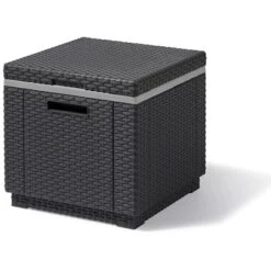 Allibert ICE-Cube Kühlbox Graphit Grau 42x42x38 Cm