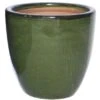 Vase Aus Keramik Ø 41 Cm Grün Glasiert -Online Gartenmöbel 395847 1316 1