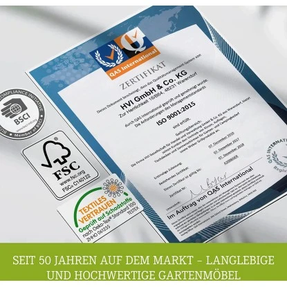 Acamp HPL Tisch Acaplan 80 Cm X 80 Cm Anthrazit-Cemento 9 Acamp HPL Tisch Acaplan 80 Cm X 80 Cm Anthrazit-Cemento – Bild 7