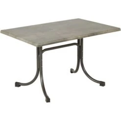 Acamp Tisch Boulevard 120 Cm X 80 Cm Anthrazit-Cemento