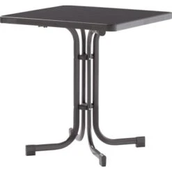 Sieger Boulevard-Klapptisch 70 Cm X 70 Cm Eisengrau/Anthrazit