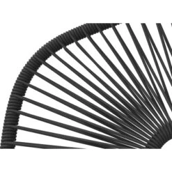 Eck-Lounge-Set Edna 3-teilig Seil-Bespannung Anthrazit -Online Gartenmöbel 4048126613984 CU02 120820