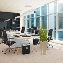 Amare Blumentopf Pur Fiberglas Design 28 Cm X 28 Cm X 61 Cm Beige -Online Gartenmöbel 4251083908233 4655 8