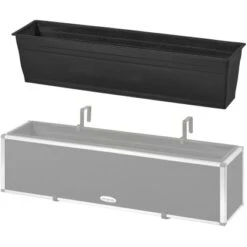 Amare Blumentopf Pur Fiberglas Design 205 Cm X 815 Cm X 205 Cm Schwarz -Online Gartenmöbel 4251083908523 4655 3