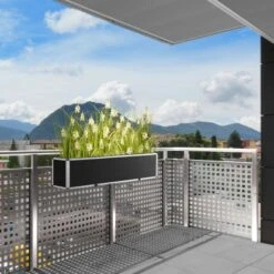 Amare Blumentopf Pur Fiberglas Design 205 Cm X 815 Cm X 205 Cm Schwarz -Online Gartenmöbel 4251083908523 4655 7