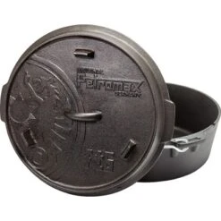 Petromax Feuertopf FT6-T Dutch Oven Mit Planem Boden Gusseisen 5,5 L