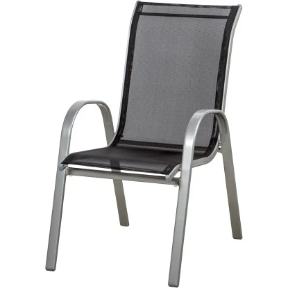 Gardamo Stapelsessel Saturn Silber 75 Cm X 55 Cm X 96 Cm 3 Gardamo Stapelsessel Saturn Silber 75 Cm X 55 Cm X 96 Cm