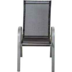 Gardamo Stapelsessel Saturn Silber 75 Cm X 55 Cm X 96 Cm 12 Gardamo Stapelsessel Saturn Silber 75 Cm X 55 Cm X 96 Cm -Online Gartenmöbel 7054562 3