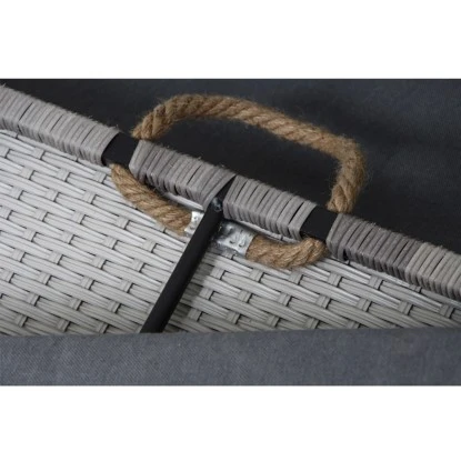 Siena Garden Loungeinsel Lobos II Alu 148 Cm X 158 Cm X 67 Cm Grau Inkl. Kissen 8 Siena Garden Loungeinsel Lobos II Alu 148 Cm X 158 Cm X 67 Cm Grau Inkl. Kissen – Bild 6