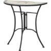 Siena Garden Tisch Stella Eisen 35,5 Cm X 70 Cm X 71 Cm Grau Mosaik -Online Gartenmöbel 720954 1346 01