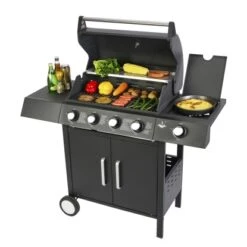 El Fuego Gasgrill San Angelo 4+1 Brenner Ca. 119,5 X 110,5 X 53 Cm -Online Gartenmöbel 8264111 2240 1