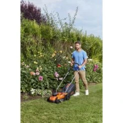 Black & Decker Black+Decker Akku-Rasenmäher 36 V/2x 2,5 Ah 38 Cm BCMW3336L2 -Online Gartenmöbel 838013 2012 838013 A186