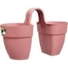 Elho Geländertopf Vibia Campana Flower Twin 21 Cm X 38 Cm X 26,5 Cm Puderrosa -Online Gartenmöbel 8711904498122 4667 1