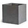 M Collections Pflanztopf Clayfibre Cubi 65 Cm X 65 Cm Grau