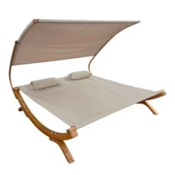 Axi Doppelliege Mallorca Mit Sonnendach Beige -Online Gartenmöbel 8720365060892 1737 IWB 02