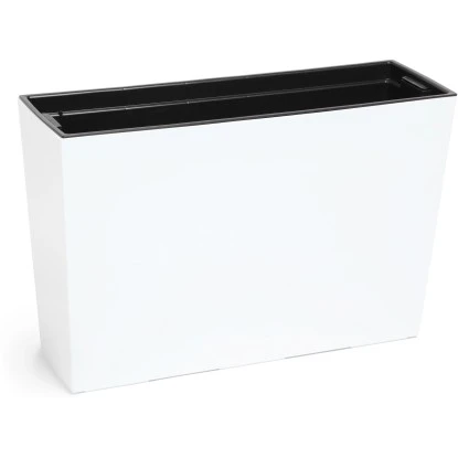 Orbis Pflanzgefäß Werbena Hochglanz 36 Cm X 56 Cm X 19 Cm Weiß 3 Orbis Pflanzgefäß Werbena Hochglanz 36 Cm X 56 Cm X 19 Cm Weiß