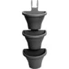 Elho Geländertopf Corsica 24 Cm 3er-Set Anthrazit -Online Gartenmöbel 954534
