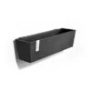 Ecopots Pflanztopf Manhattan Wall L Dunkelgrau 55 Cm X 15 Cm -Online Gartenmöbel ManhattanWallLDarkGrey 00