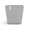 Ecopots Pflanztopf Rotterdam Weißgrau 25,2 Cm X 24,5 Cm -Online Gartenmöbel WaterReservoirWhiteGrey 00